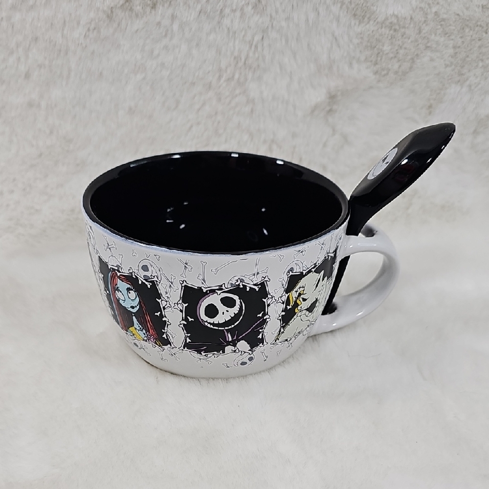 Nightmare Before Christmas Character Panel Soup Mug - 24 oz